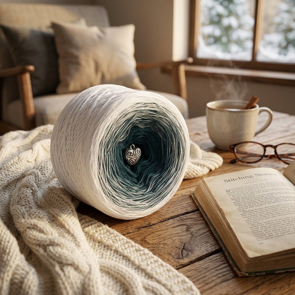 Gletscherwasser – Farbverlaufsgarn von Chiemseegarn