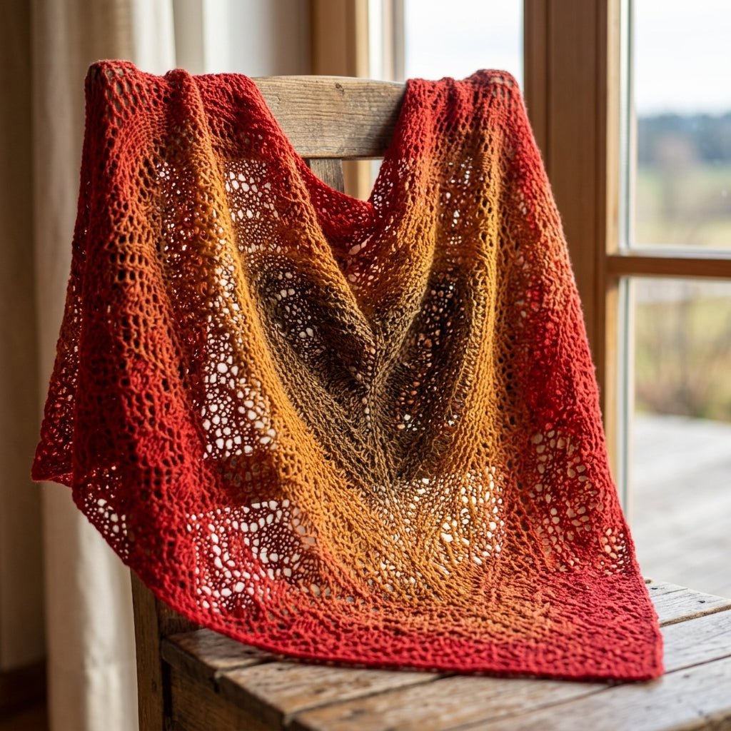 Glühende Sonne – Farbverlaufsgarn von Chiemseegarn