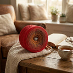 Glühende Sonne – Farbverlaufsgarn von Chiemseegarn