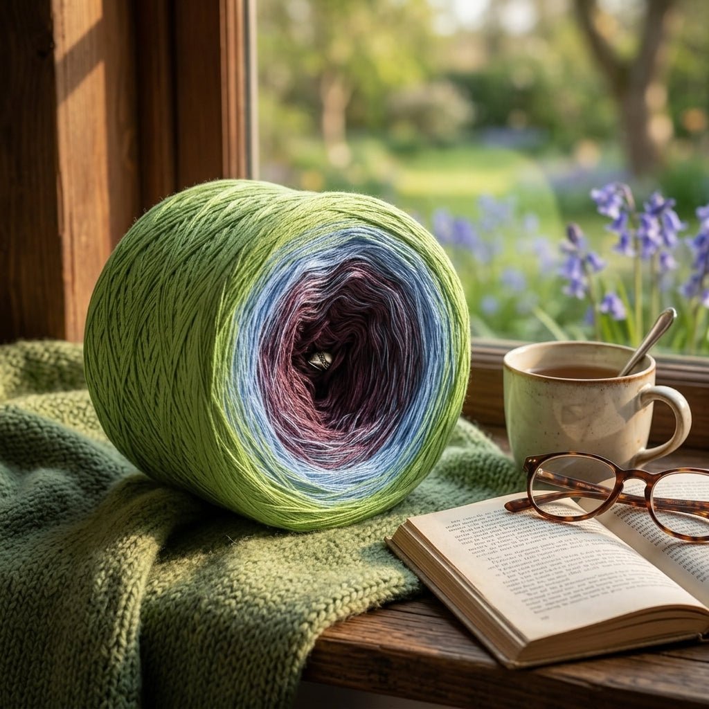 Hasenglöckchen – Farbverlaufsgarn von Chiemseegarn