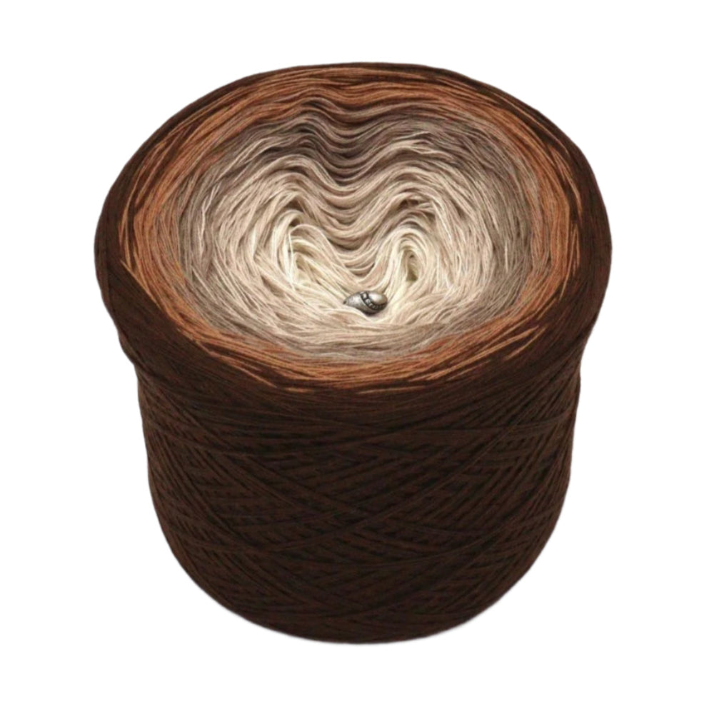 Heiße Schokolade - Bobbel Wolle und Farbverlaufsgarn von Chiemseegarn