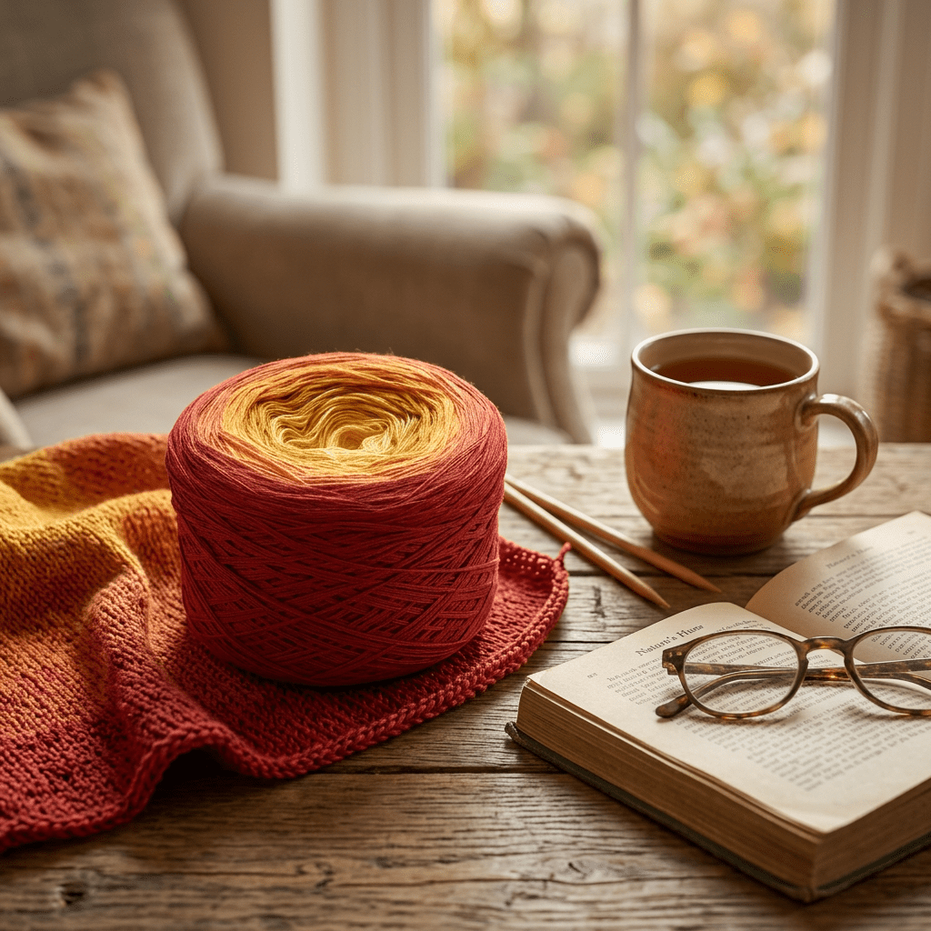 Herbst in Vermont – Farbverlaufsgarn von Chiemseegarn