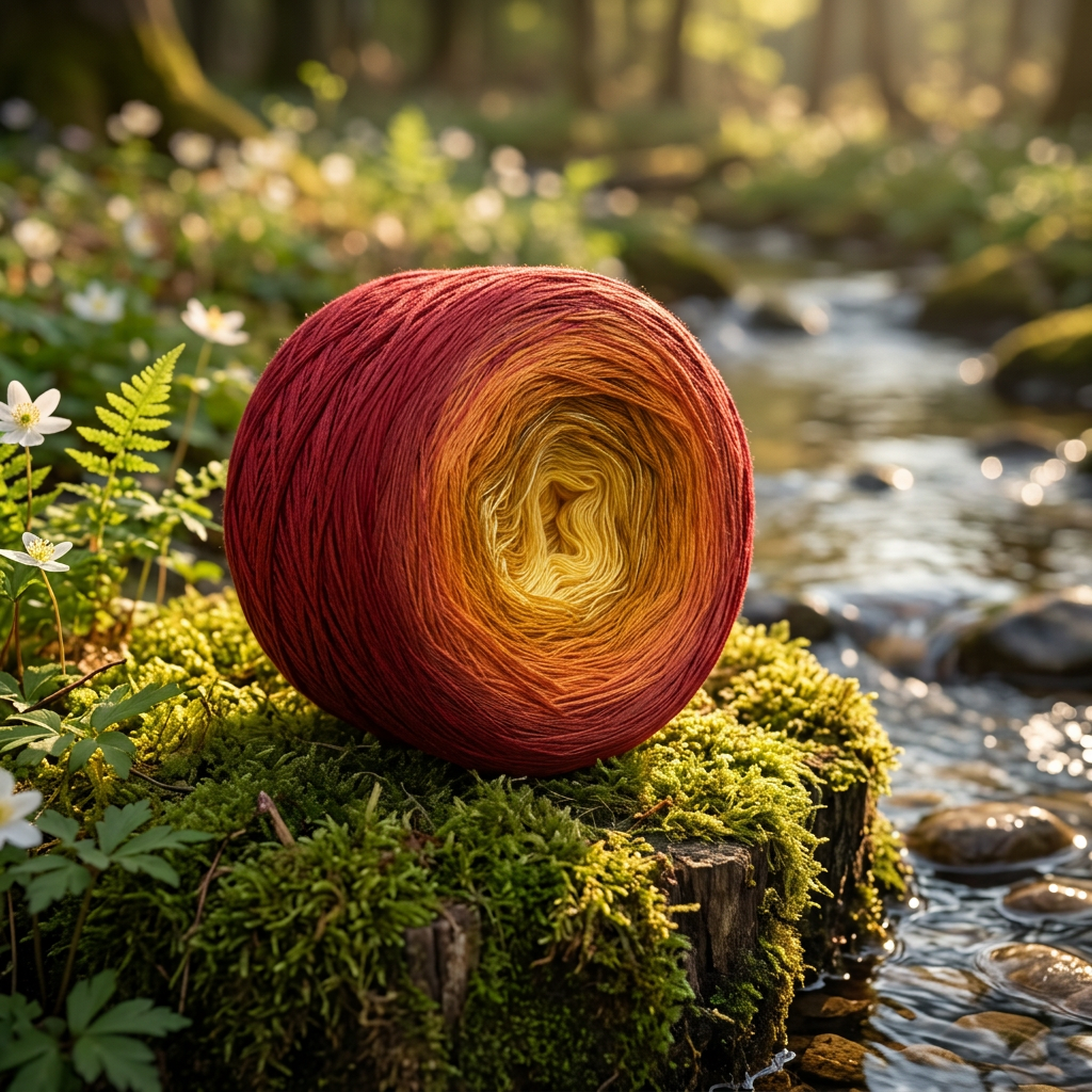 Herbst in Vermont – Farbverlaufsgarn von Chiemseegarn