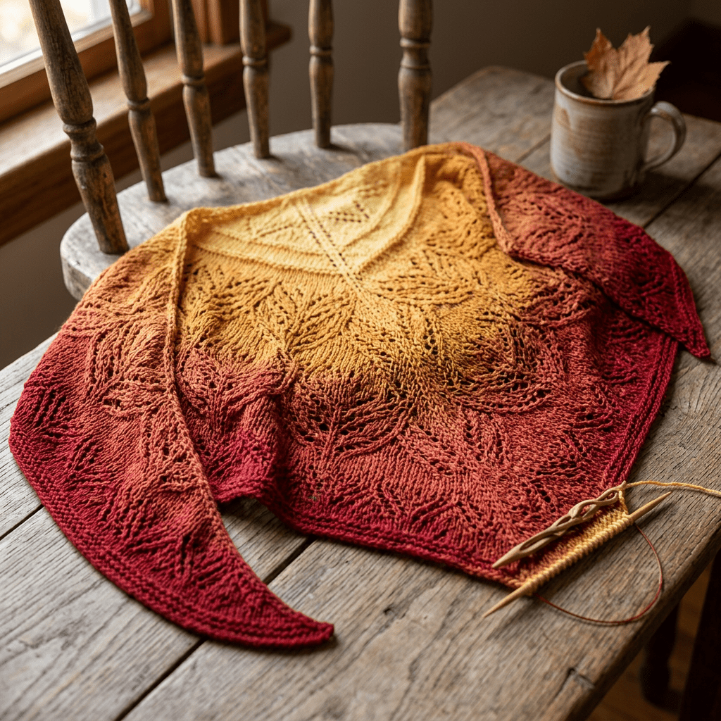 Herbst in Vermont – Farbverlaufsgarn von Chiemseegarn