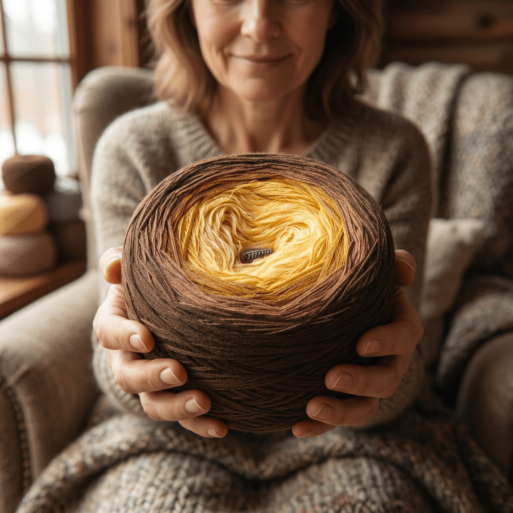 Herbstsonne – Farbverlaufsgarn von Chiemseegarn