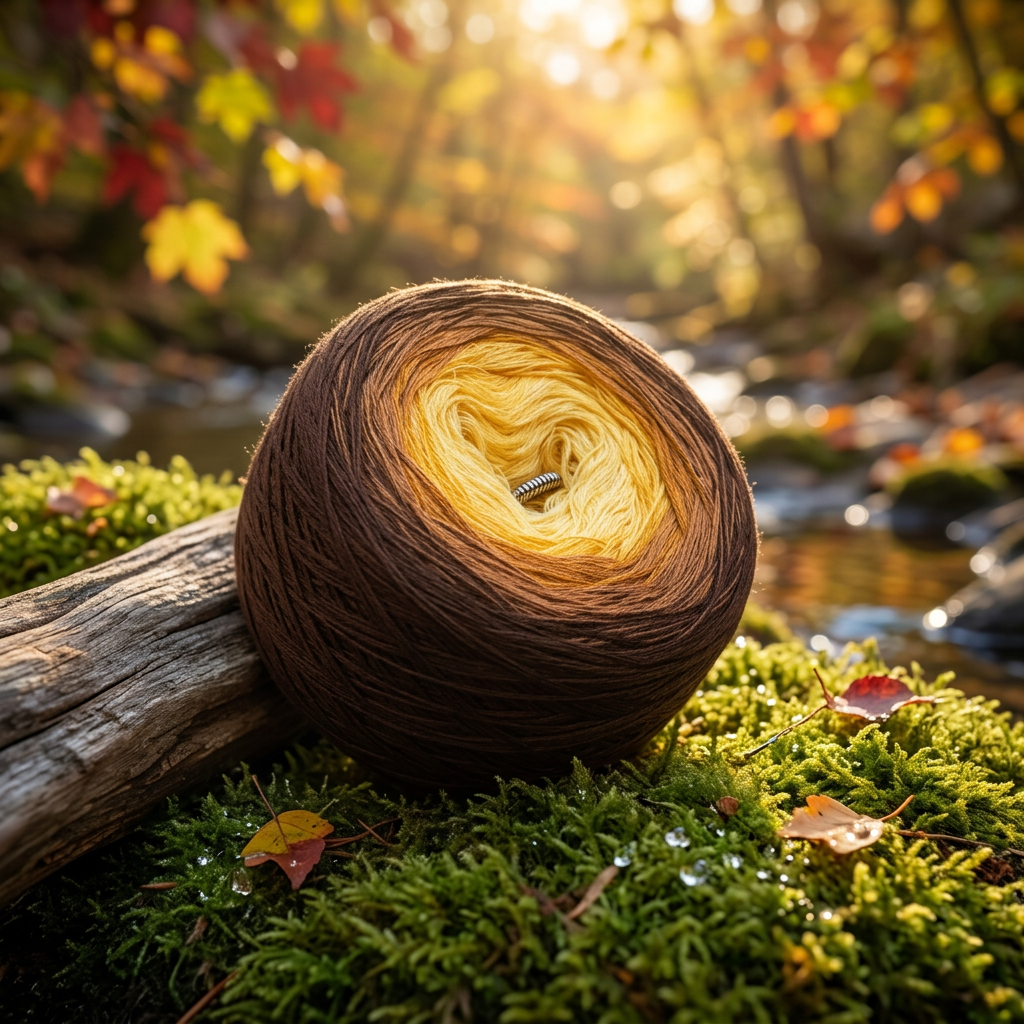 Herbstsonne – Farbverlaufsgarn von Chiemseegarn