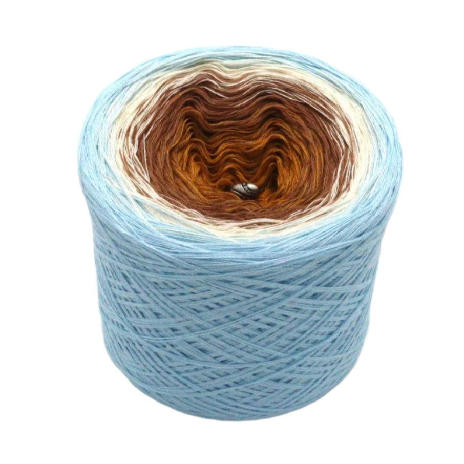 Herbsttau - Bobbel Wolle und Farbverlaufsgarn von Chiemseegarn