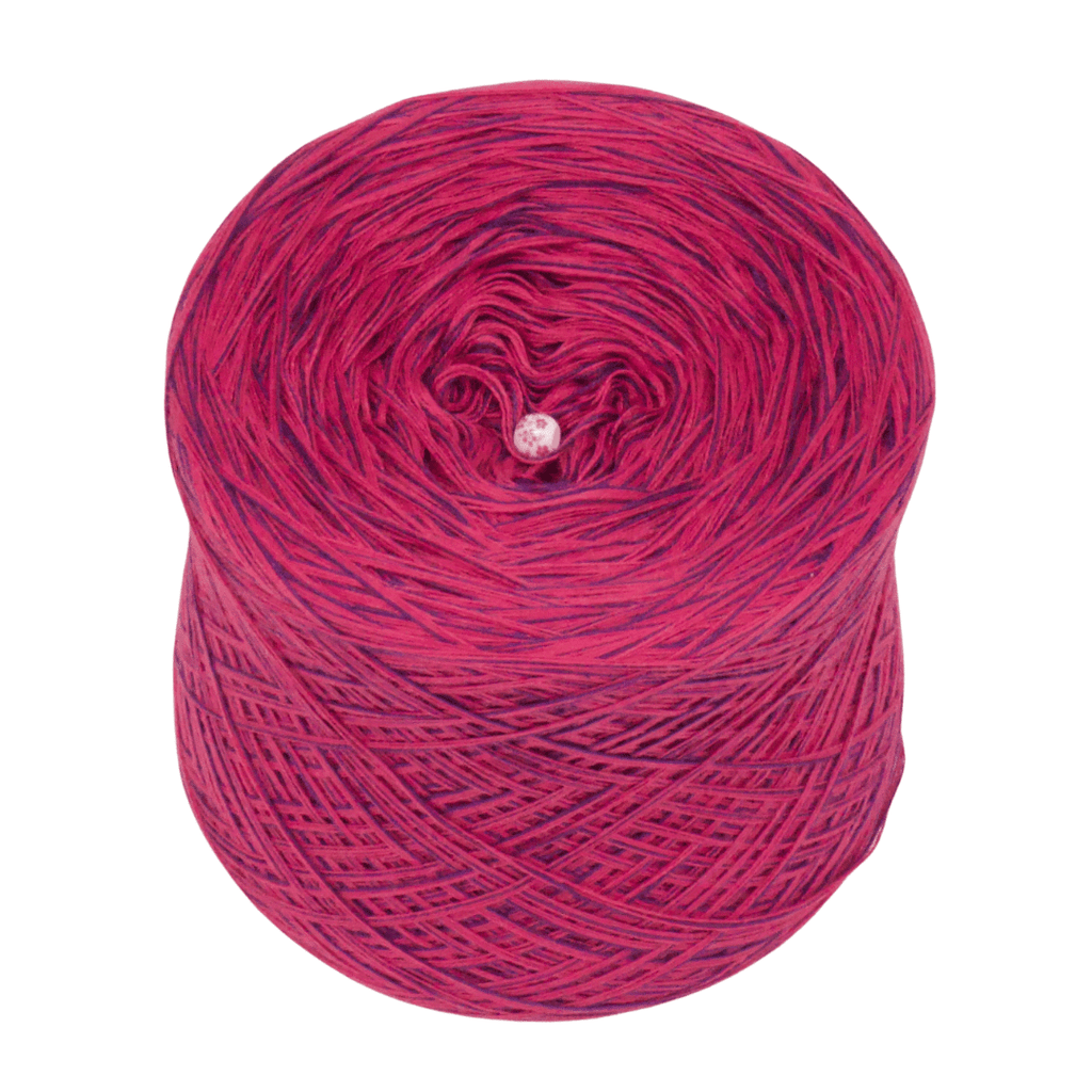 Himbeershake - Bobbel Wolle und Farbverlaufsgarn von Chiemseegarn