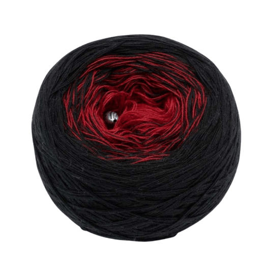 Höllenglut - Bobbel Wolle und Farbverlaufsgarn von Chiemseegarn