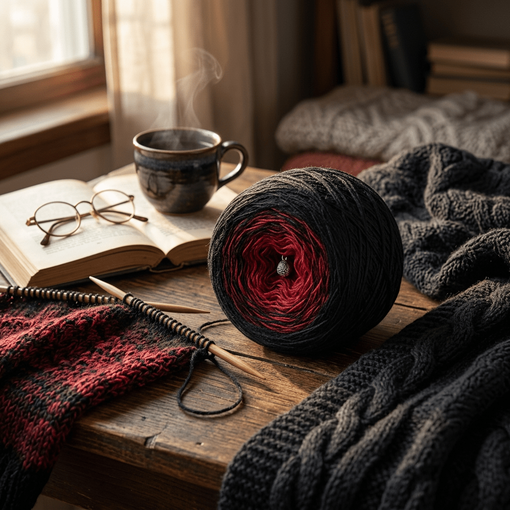 Höllenglut – Farbverlaufsgarn von Chiemseegarn