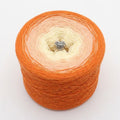Farbverlaufsgarn Aprikose – Creme Peach Mango