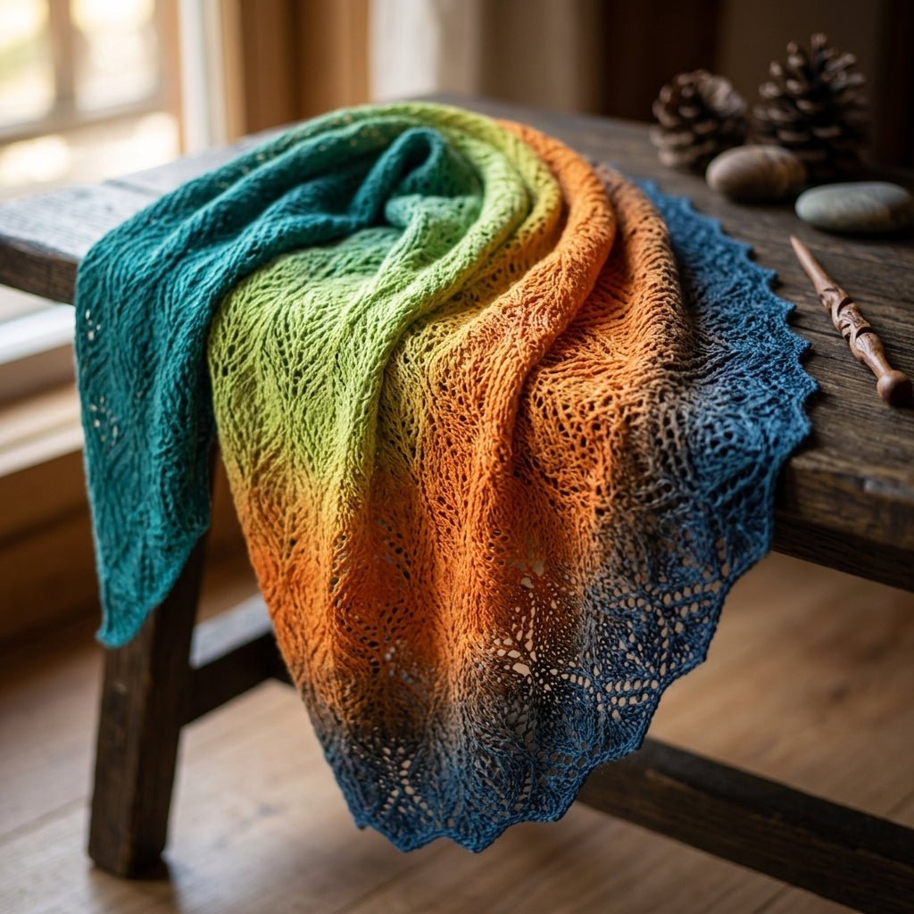 Kanadische Wildnis – Farbverlaufsgarn von Chiemseegarn