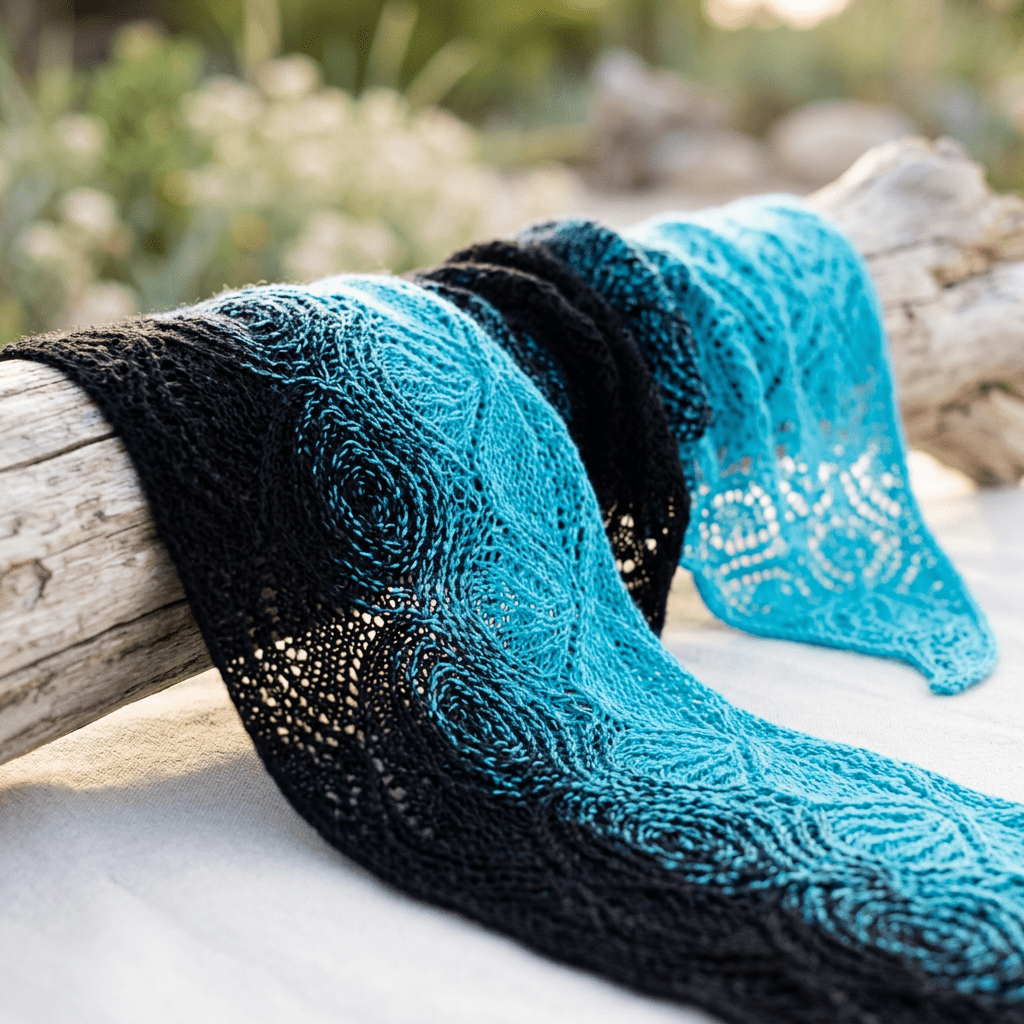 Karibik bei Nacht – Farbverlaufsgarn von Chiemseegarn