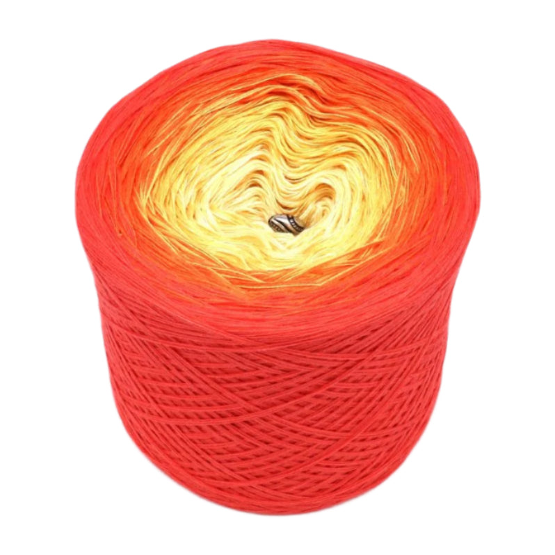 Karnevalstern - Bobbel Wolle und Farbverlaufsgarn von Chiemseegarn