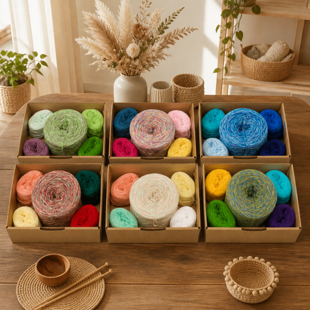 Konfetti Boxen – alle Farben, Woll-Werkstatt
