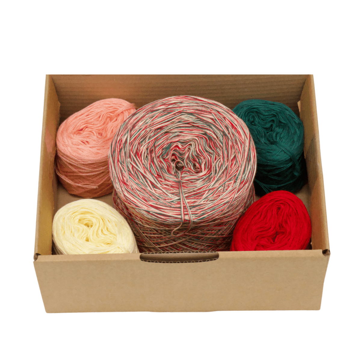 Konfetti Boxen - Bobbel Wolle und Farbverlaufsgarn von Chiemseegarn