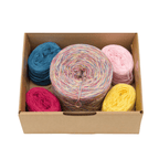 Konfetti Boxen - Bobbel Wolle und Farbverlaufsgarn von Chiemseegarn