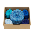 Konfetti Boxen - Bobbel Wolle und Farbverlaufsgarn von Chiemseegarn
