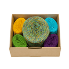 Konfetti Boxen - Bobbel Wolle und Farbverlaufsgarn von Chiemseegarn