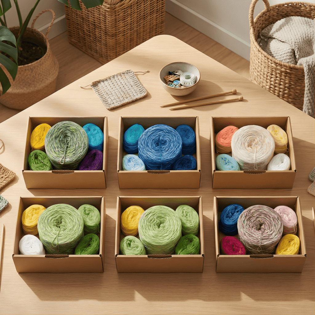 Konfetti Boxen - Bobbel Wolle und Farbverlaufsgarn von Chiemseegarn