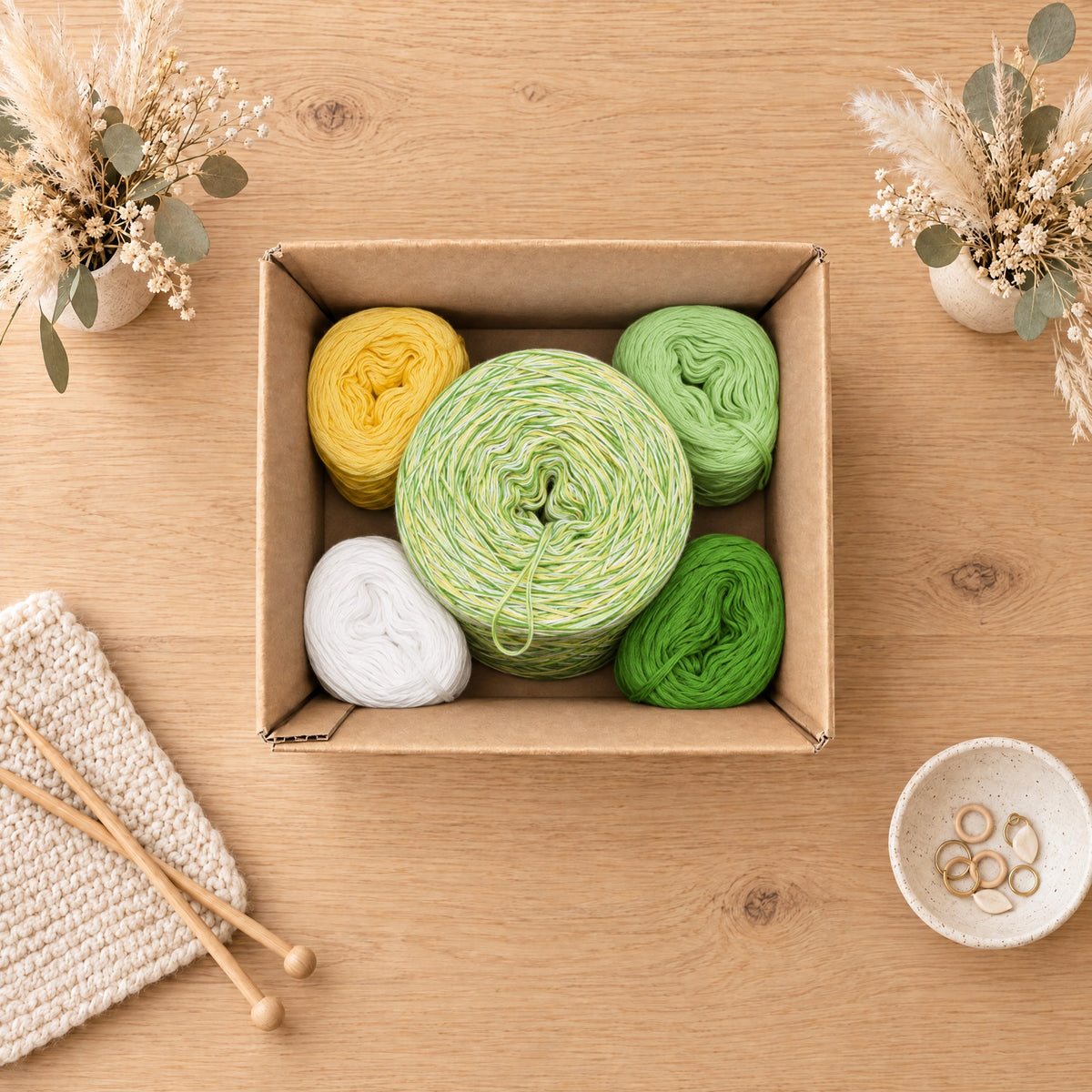 Konfetti Box Limonello – von oben