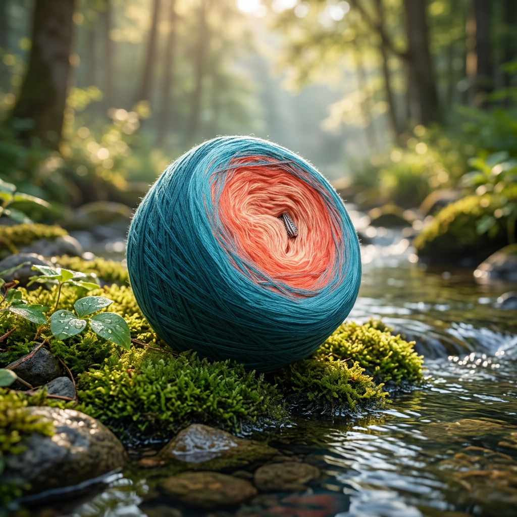 Korallenriff – Farbverlaufsgarn von Chiemseegarn