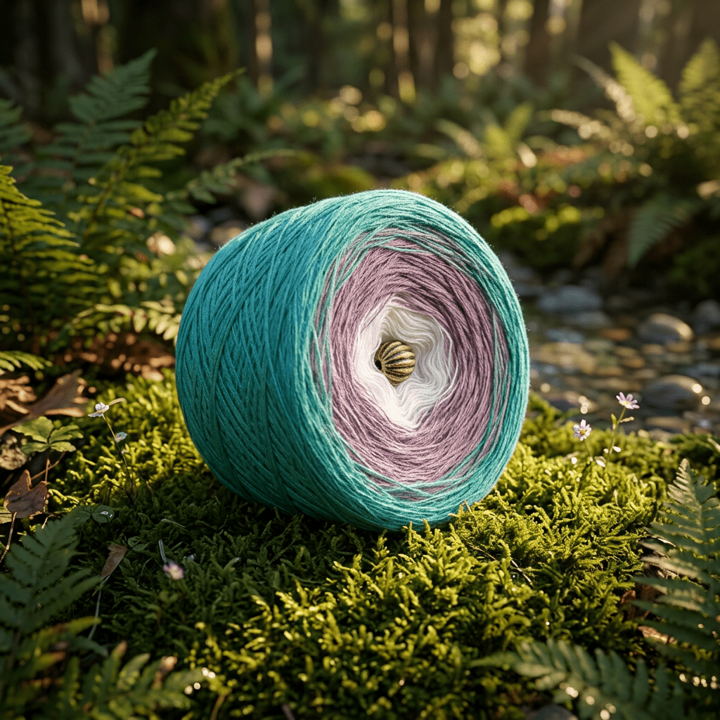 Krokus – Farbverlaufsgarn von Chiemseegarn