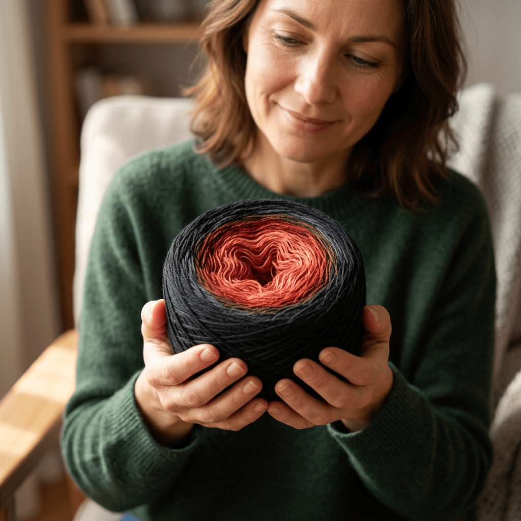 Lagerfeuer – Farbverlaufsgarn von Chiemseegarn