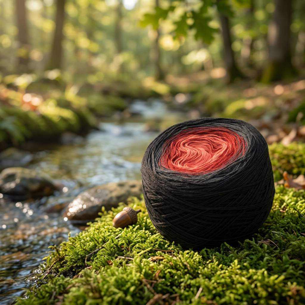 Lagerfeuer – Farbverlaufsgarn von Chiemseegarn