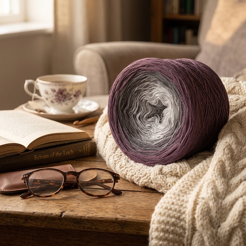 Laue Sommernacht – Farbverlaufsgarn von Chiemseegarn