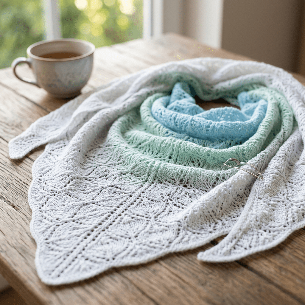 Leuchtendes Pastell – Farbverlaufsgarn von Chiemseegarn