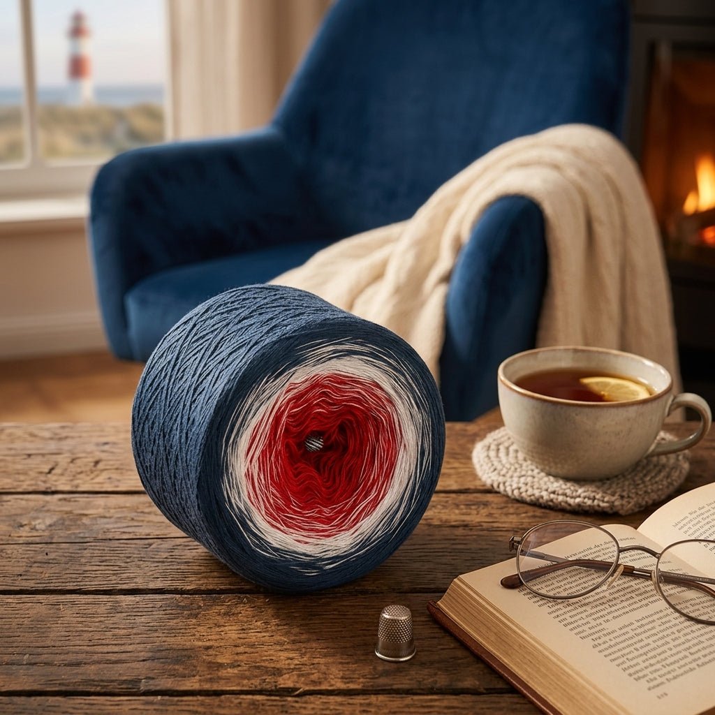 Leuchtturm – Farbverlaufsgarn von Chiemseegarn