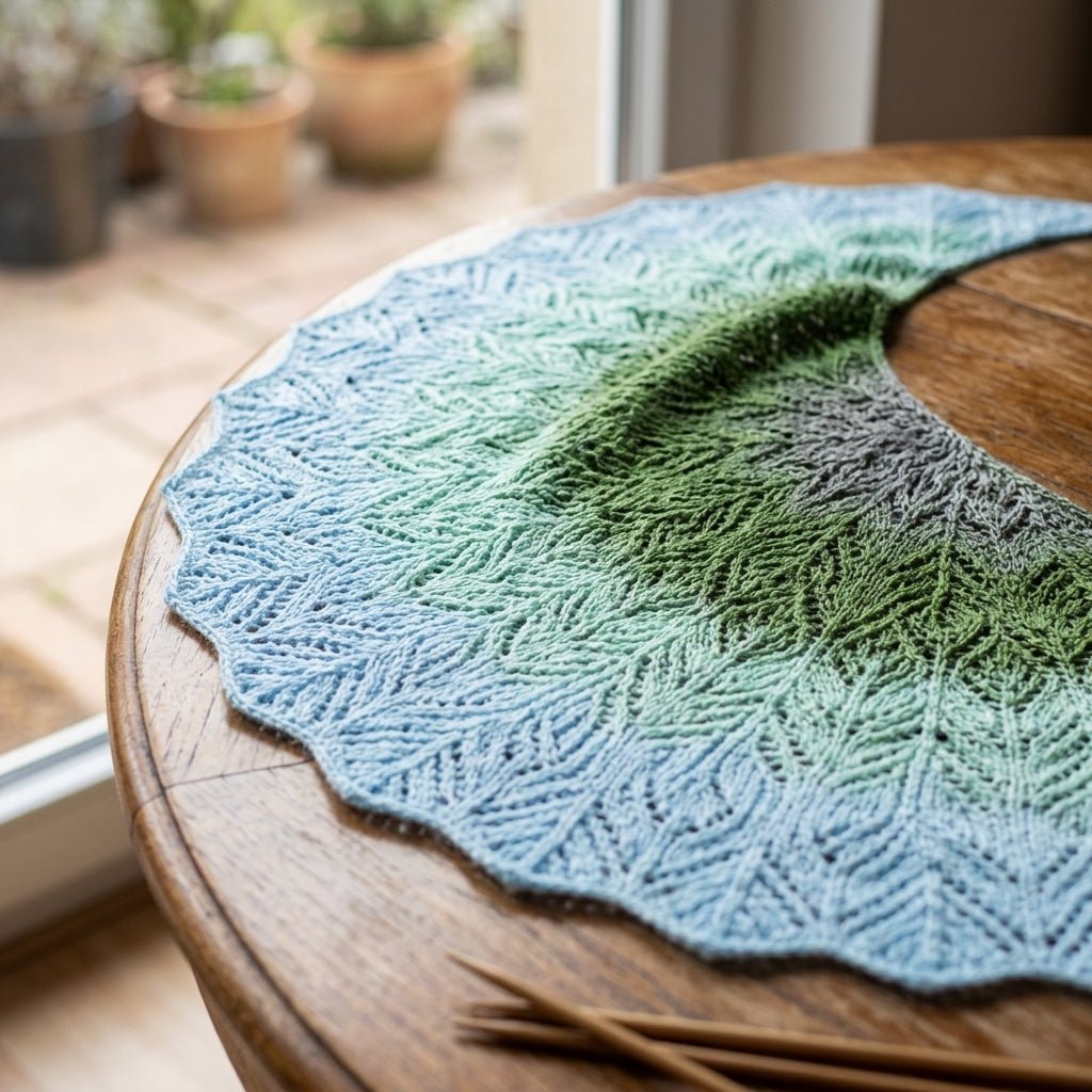 Libellenflug – Farbverlaufsgarn von Chiemseegarn