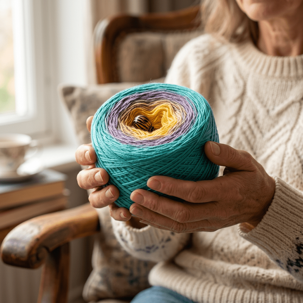 Lilie – Farbverlaufsgarn von Chiemseegarn