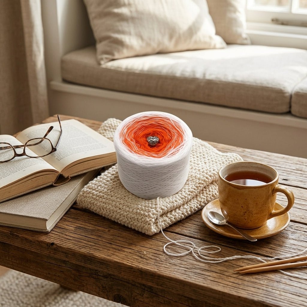 Mango mit Kokos – Farbverlaufsgarn von Chiemseegarn