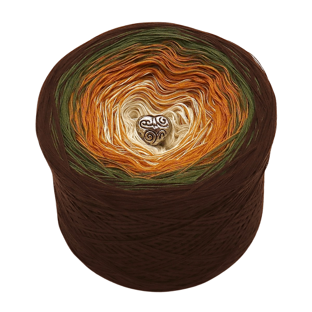 Marokko - Bobbel Wolle und Farbverlaufsgarn von Chiemseegarn