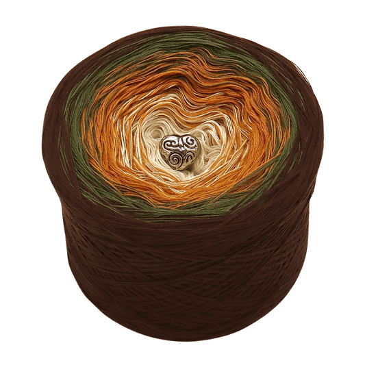 Marokko - Bobbel Wolle und Farbverlaufsgarn von Chiemseegarn