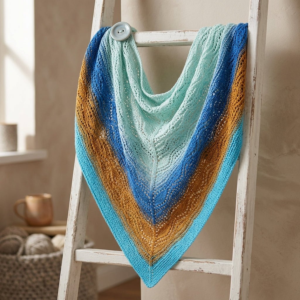 Meeresrauschen – Farbverlaufsgarn von Chiemseegarn