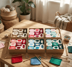 Mirror Box - Bobbel Wolle und Farbverlaufsgarn von Chiemseegarn