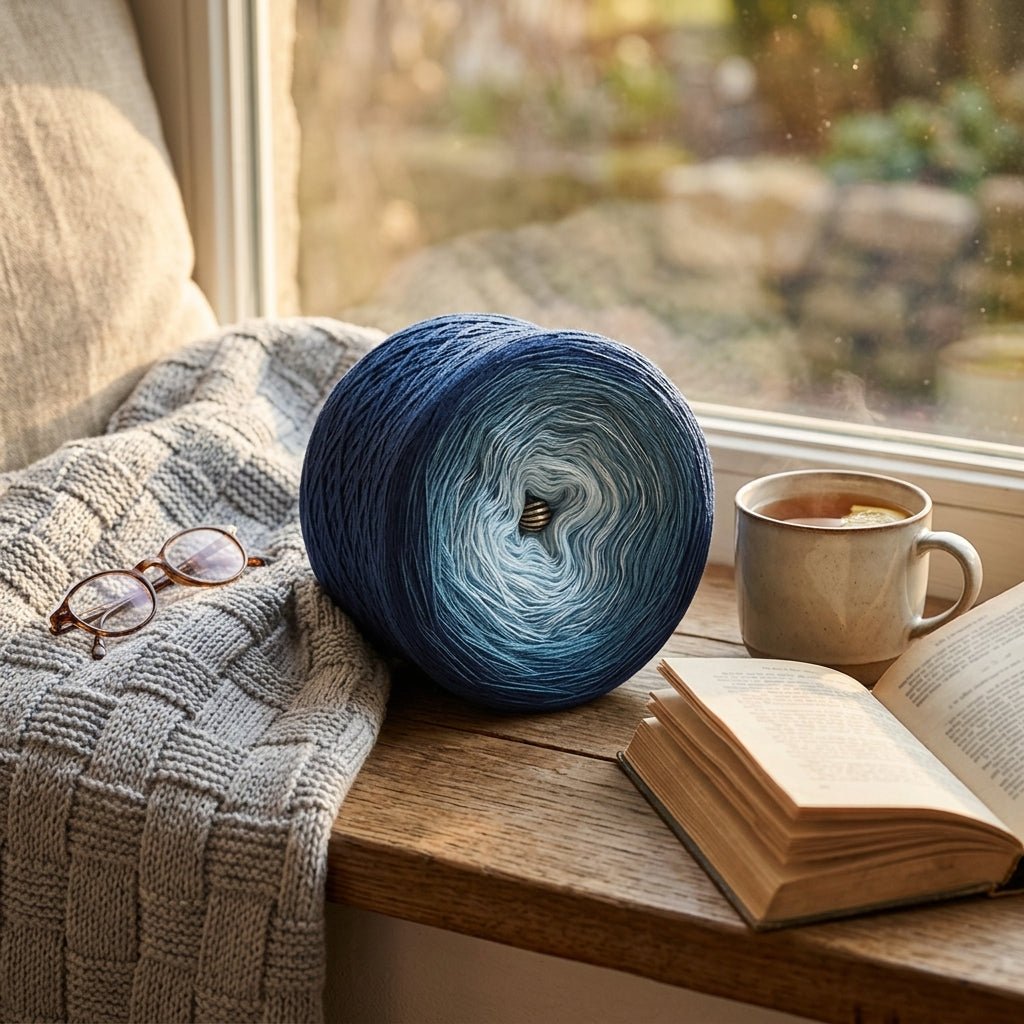 Mittelmeerküste – Farbverlaufsgarn von Chiemseegarn