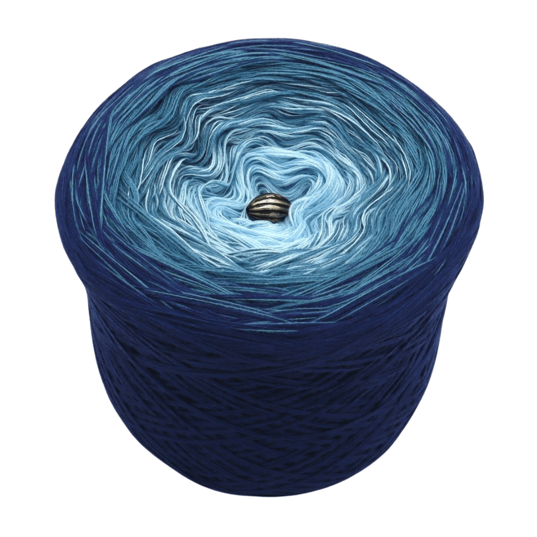 Mittelmeerküste - Bobbel Wolle und Farbverlaufsgarn von Chiemseegarn