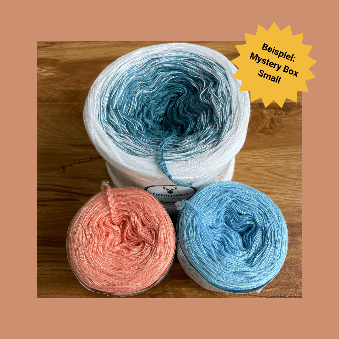 Mystery Garn Box - Bobbel Wolle und Farbverlaufsgarn von Chiemseegarn