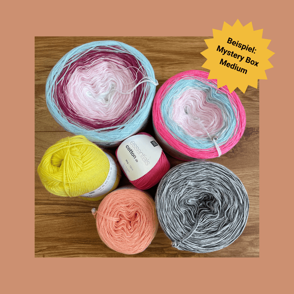 Mystery Garn Box - Bobbel Wolle und Farbverlaufsgarn von Chiemseegarn