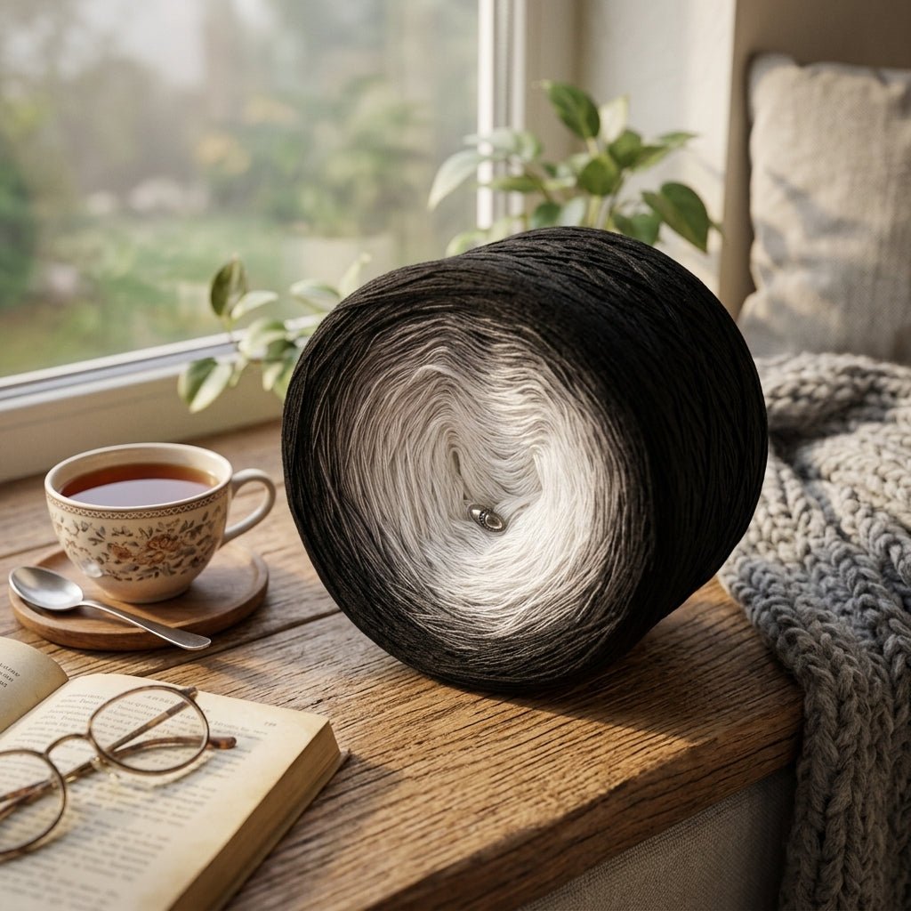 Nachtfrost – Farbverlaufsgarn von Chiemseegarn