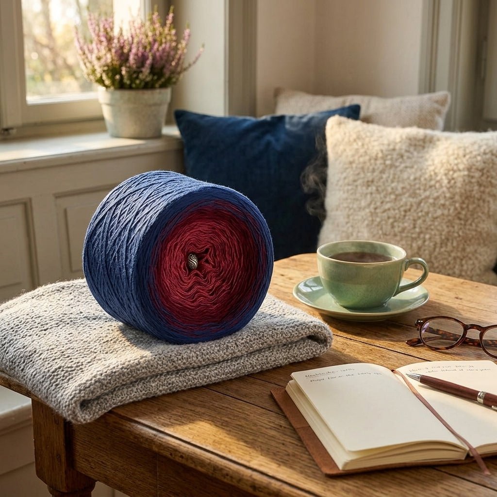 Nachtruhe – Farbverlaufsgarn von Chiemseegarn