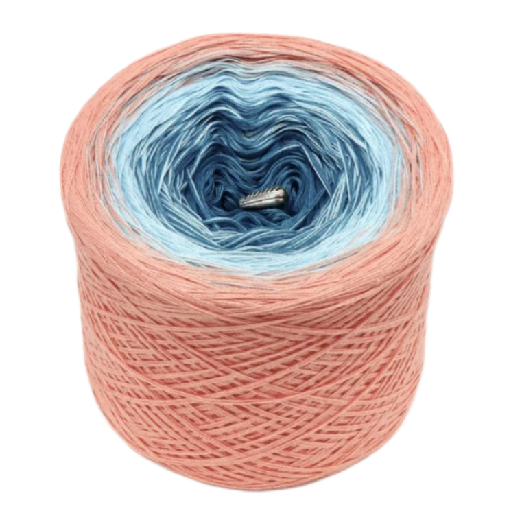 Neubeginn am See - Bobbel Wolle und Farbverlaufsgarn von Chiemseegarn