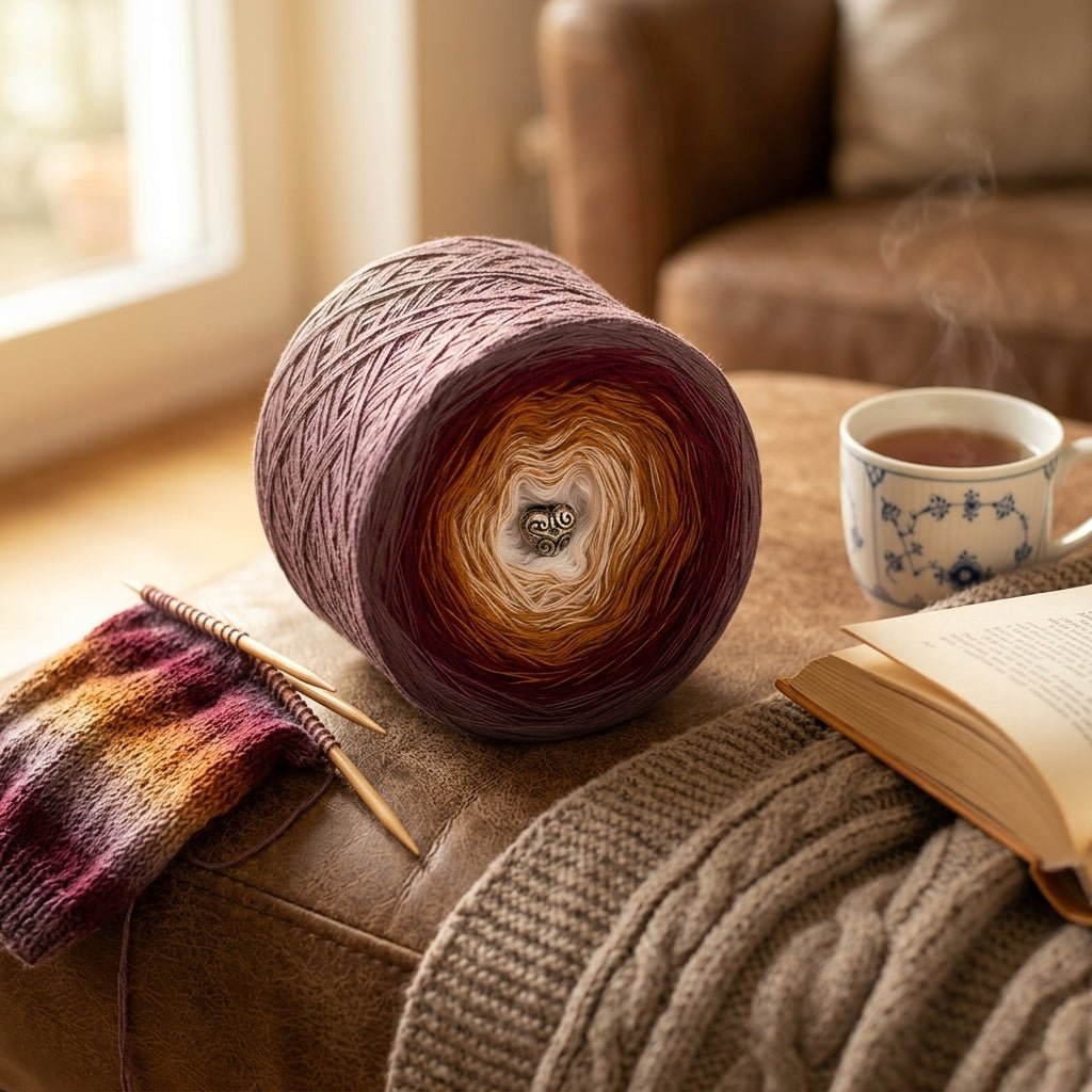 Orientalische Nacht – Farbverlaufsgarn von Chiemseegarn