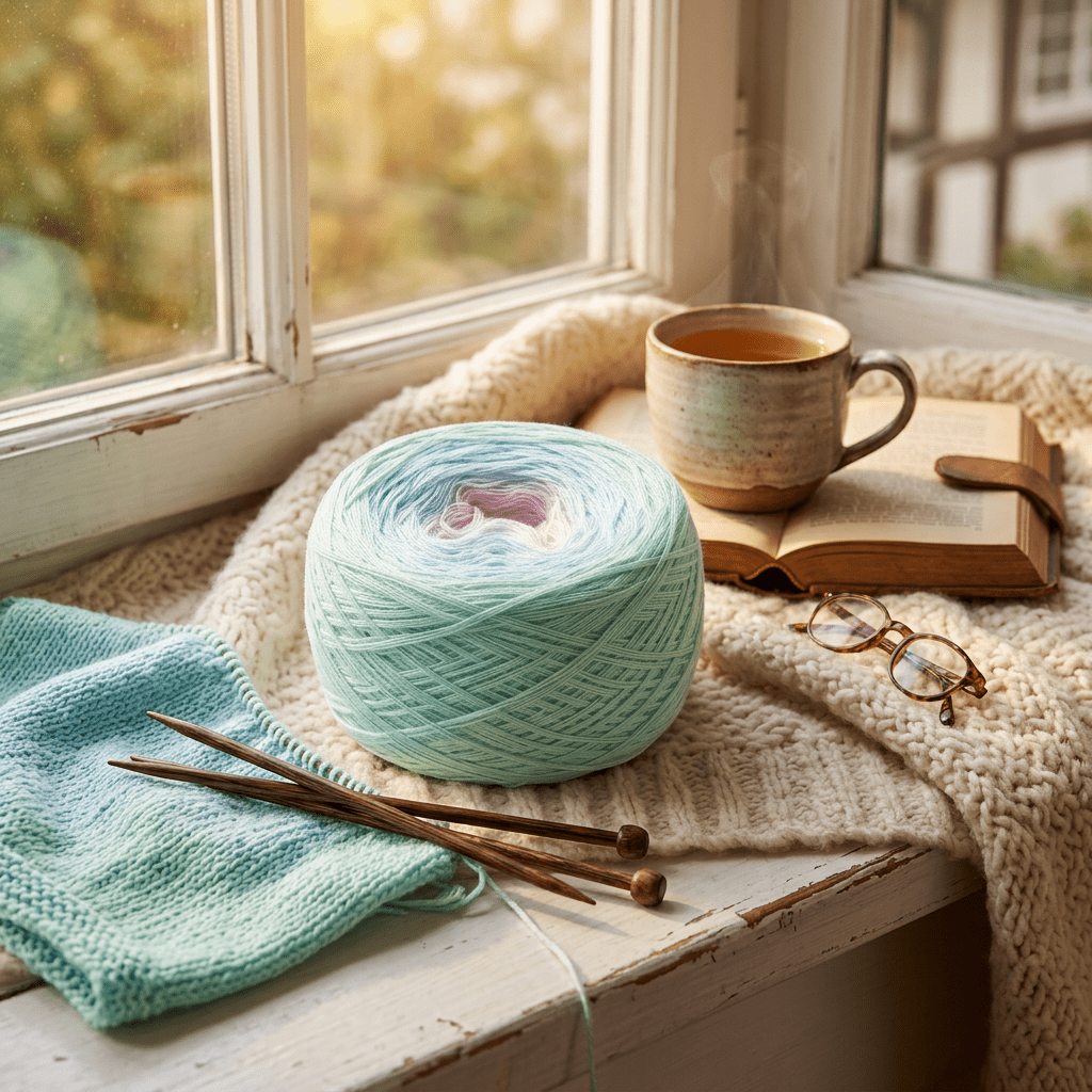 Pastellhauch – Farbverlaufsgarn von Chiemseegarn