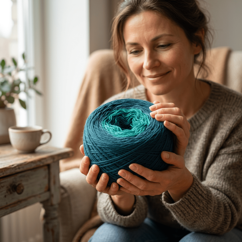 Pazifik – Farbverlaufsgarn von Chiemseegarn