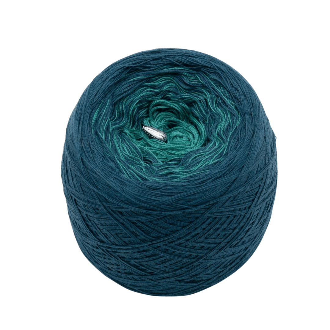 Pazifik - Bobbel Wolle und Farbverlaufsgarn von Chiemseegarn